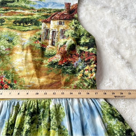 Vintage Bernie Dexter Cottage Country Print Dress - Picture 8 of 11